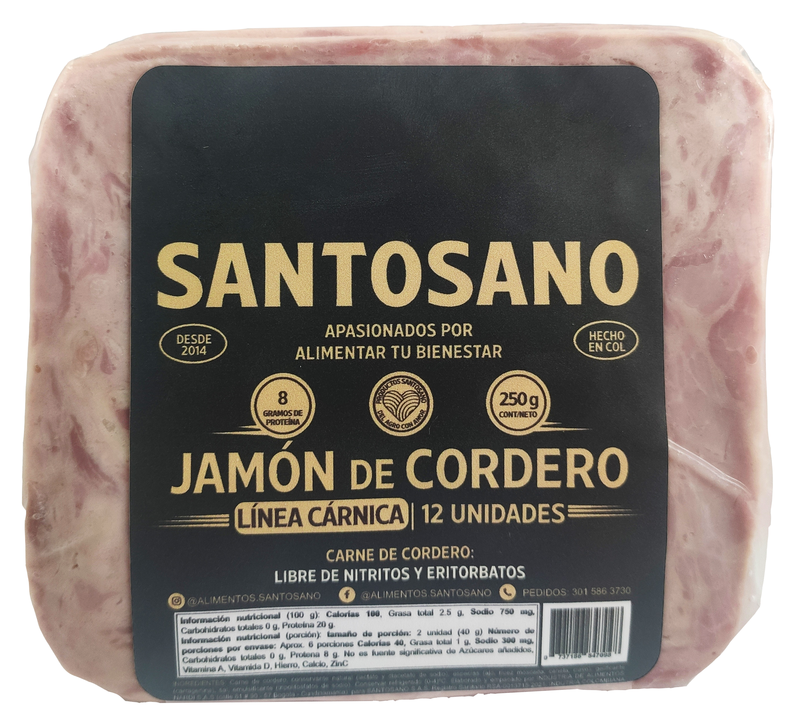 Jamón de Cordero Tajado x 250 g - Image 4