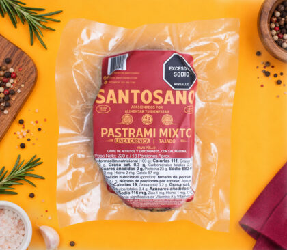 Pastrami Mixto Pavo - Pollo Tajado x 250 g