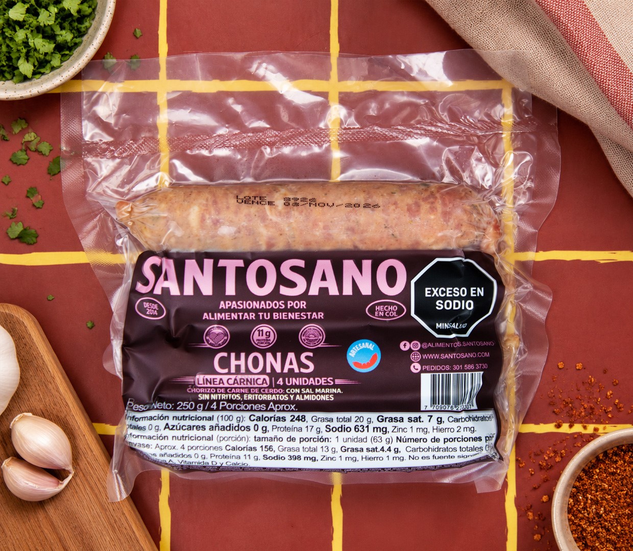 Chonas Artesanales x 250 g
