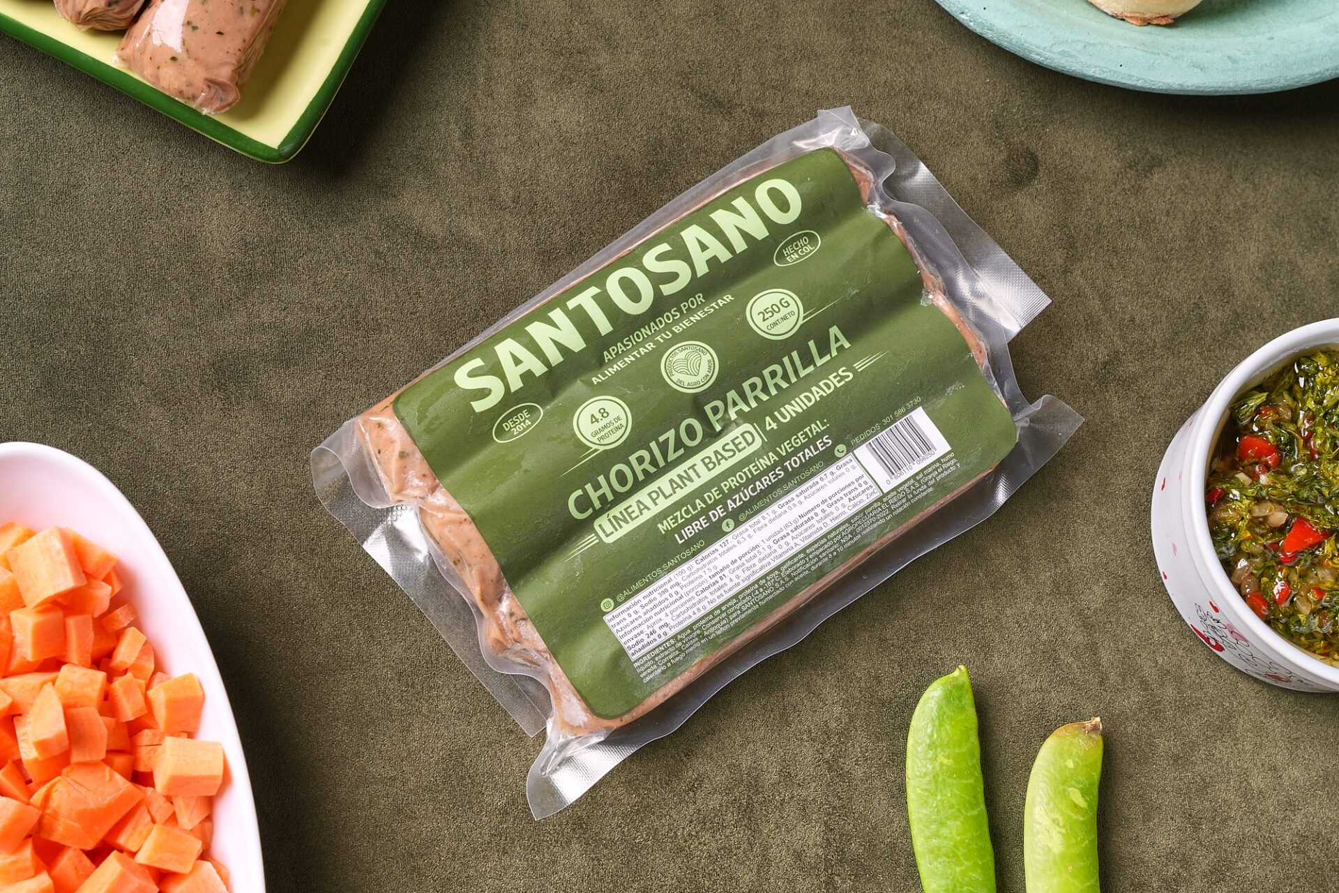 Chorizo Parrillero Plant Based x 250 g - Image 4