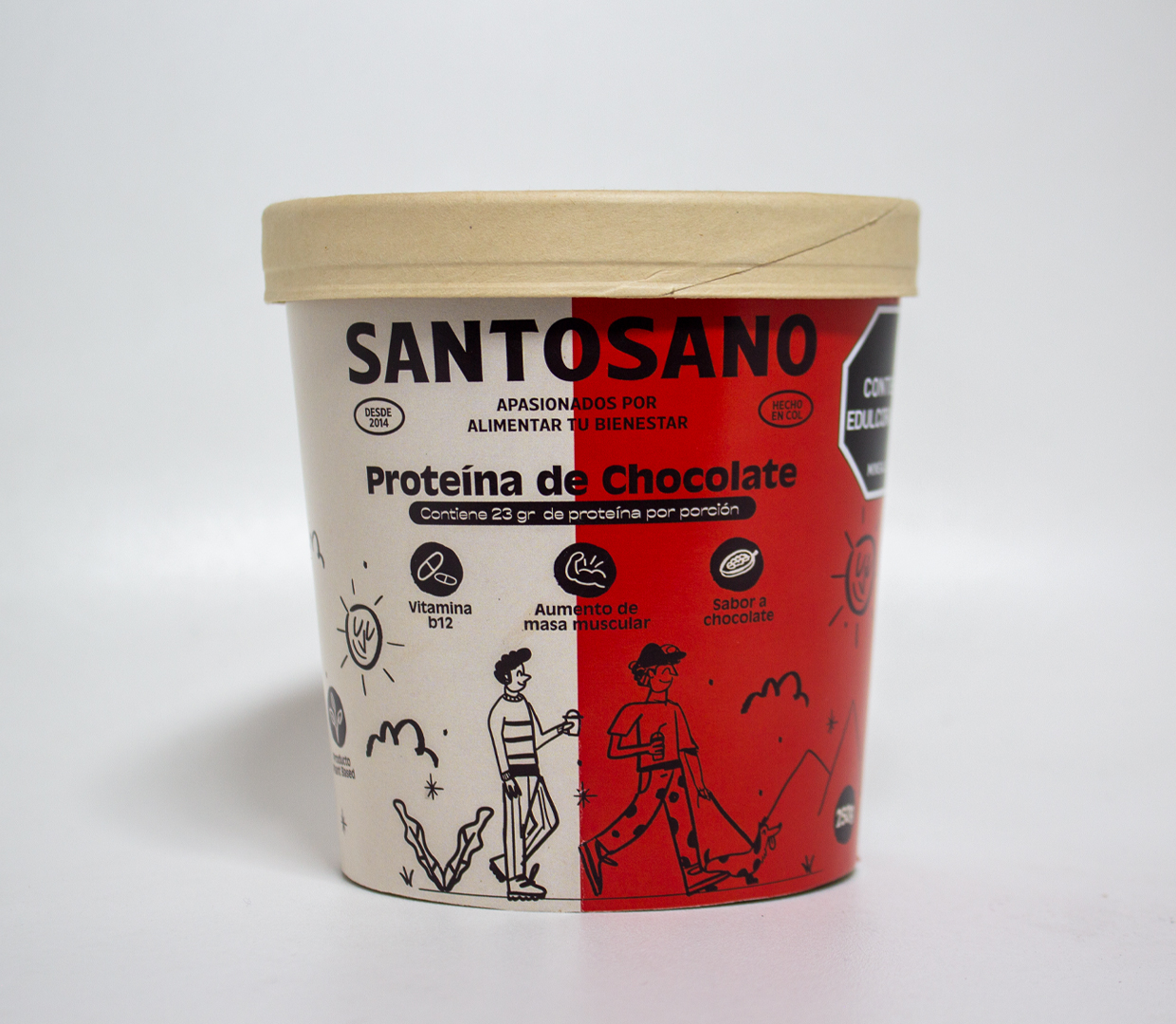 Proteína en Polvo Sabor Chocolate x 250 g