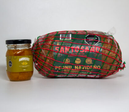 Pernil de Cerdo Entero x 1 Kilo con Conserva de Uchuvas sin Azúcar x 130 g