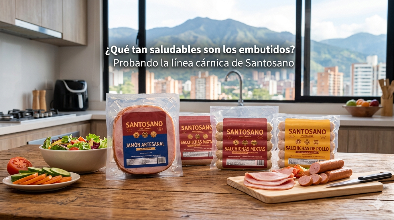 ¿Qué tan saludables son los embutidos? Probando la línea cárnica de Santosano en Medellín