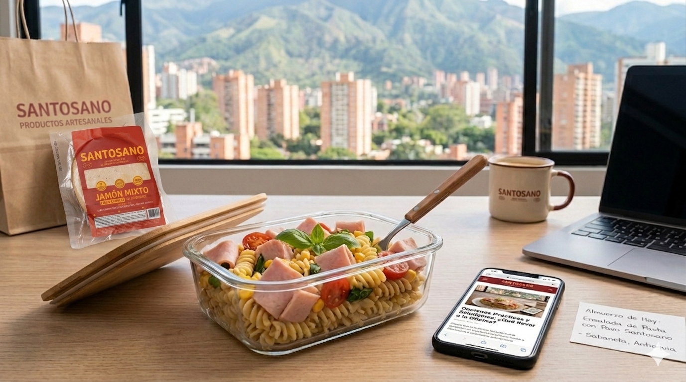 ¿Qué llevar a la oficina? Opciones prácticas y saludables con Santosano