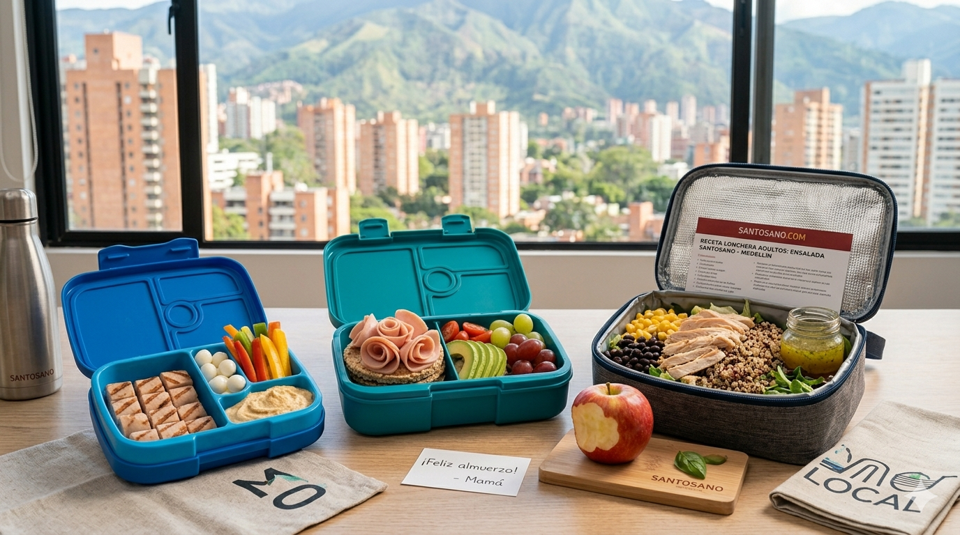 Loncheras inteligentes: Combinaciones equilibradas con proteína cárnica para niños y adultos en Medellín